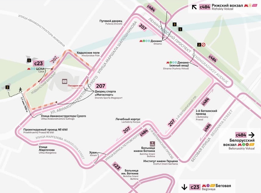 Боткинская больница в москве как добраться на метро карта