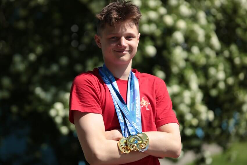 Восьмиклассник из Ховрина взял три золота на всероссийских соревнованиях