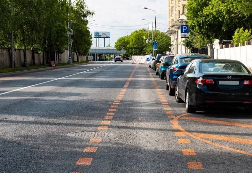 В Соколе и Хорошевском появились временные велосипедные полосы