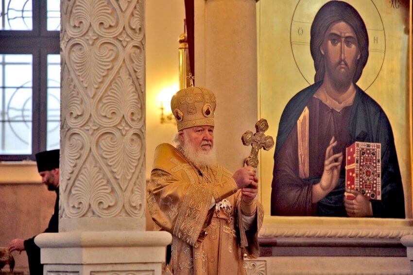 Патриарх Кирилл освятил храм в Коптеве