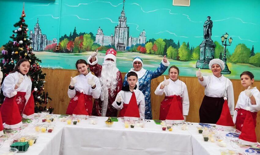 Школьники САО научились готовить оригинальное блюдо для новогоднего торжества