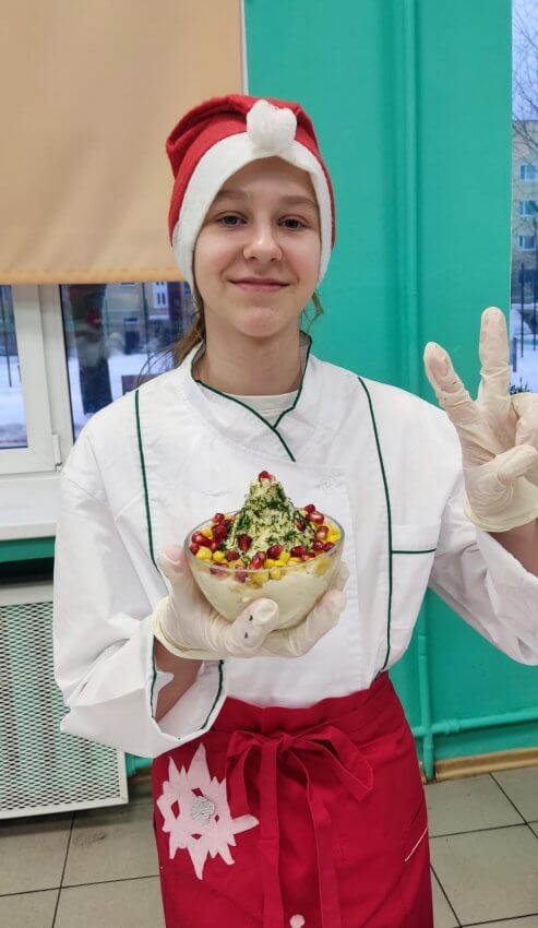 Школьники САО научились готовить оригинальное блюдо для новогоднего торжества