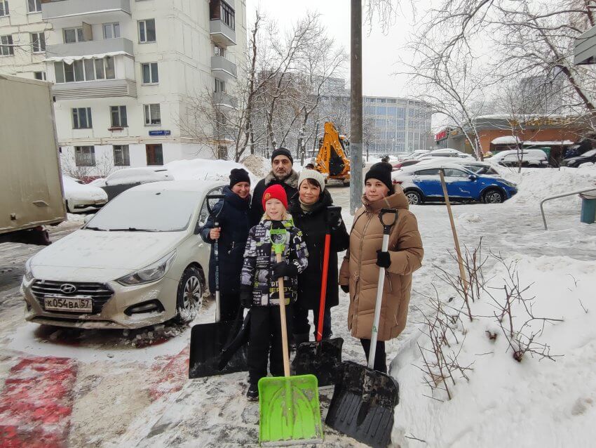 Жители Бескудниковского пришли на помощь коммунальщикам